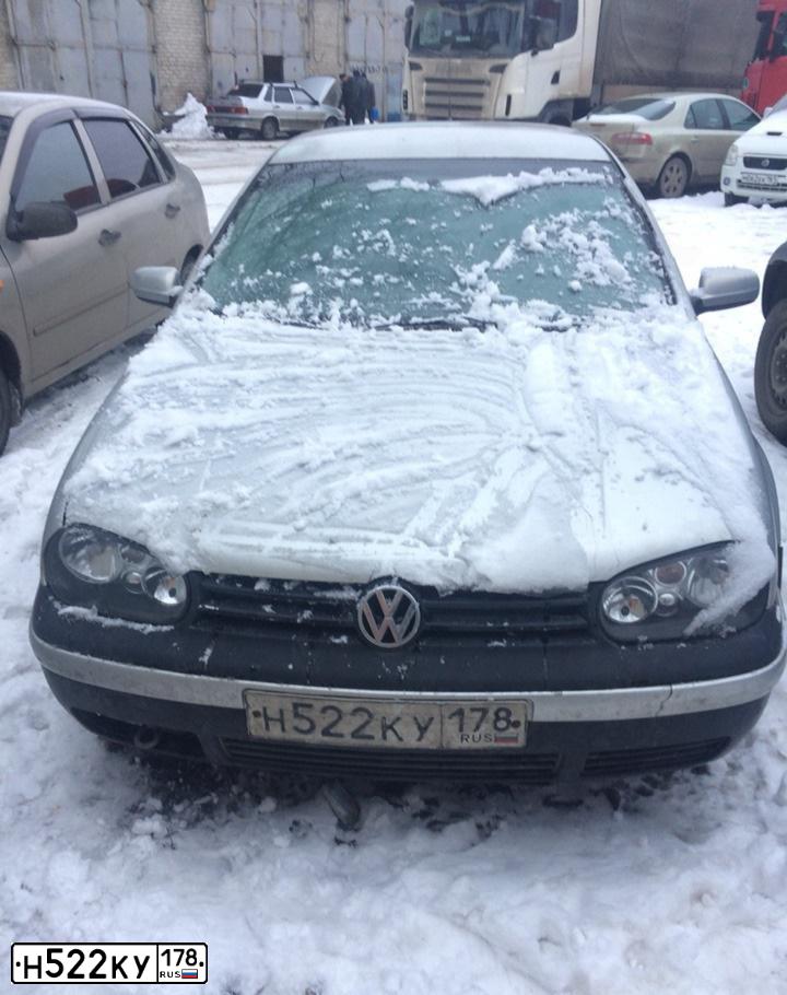 Фото автомобиля VOLKSWAGEN GOLF, 2000 — госномер М916ВВ181. Цвет: Серебристый