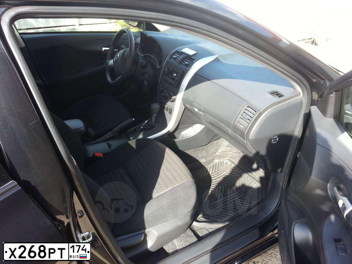 Фото автомобиля TOYOTA COROLLA, 2012 — госномер Х216ОВ196. Цвет: ЧЕРНЫЙ