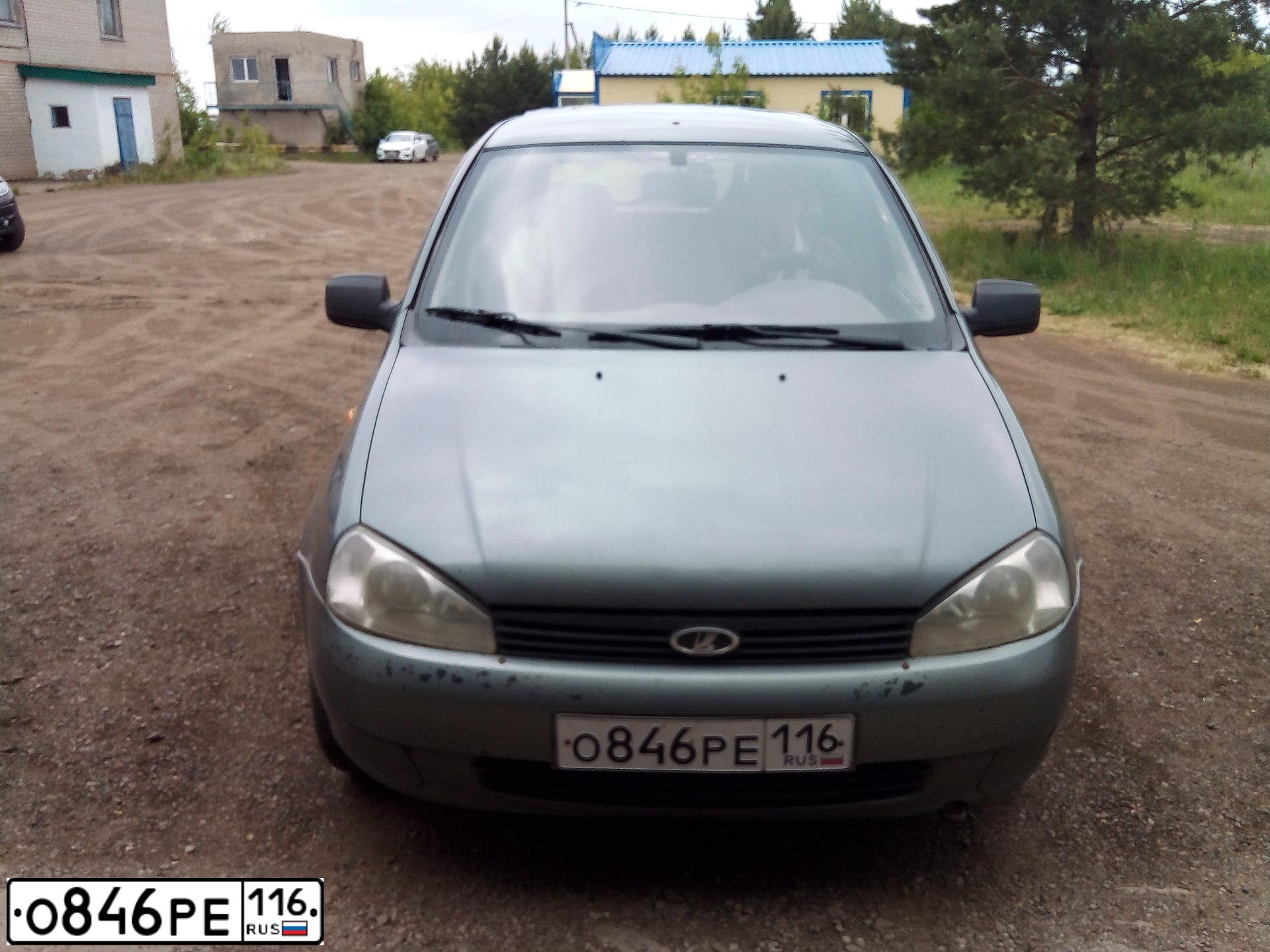 Фото автомобиля LADA 1117 KALINA, 2011 — госномер О846РЕ116. Цвет: ТЕМНО-СЕРЫЙ МЕТАЛЛИК