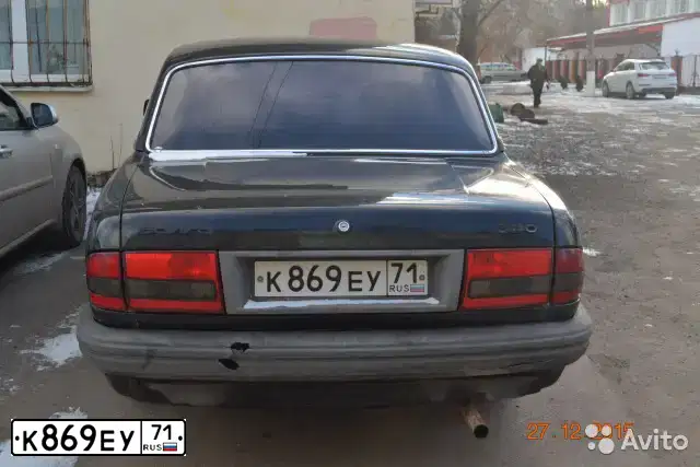 Фото автомобиля GAZ Z 3110 WOLGA, 1998 — госномер К869ЕУ71. Цвет: ЧЕРНЫЙ