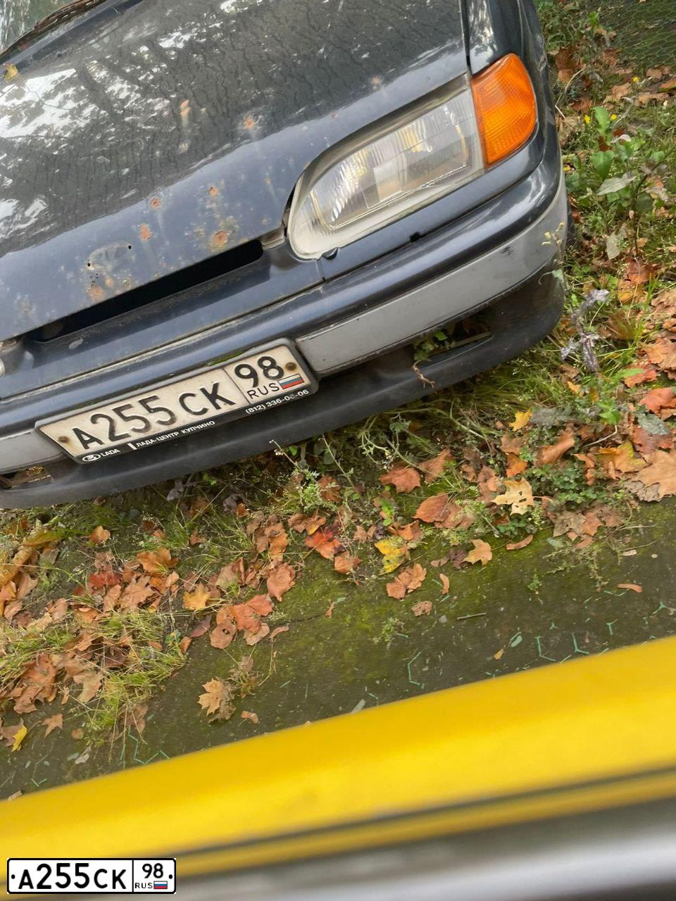 Фото автомобиля LADA 2115 SAMARA, 2004 — госномер А255СК98. Цвет: ТЕМНО-СЕРЫЙ