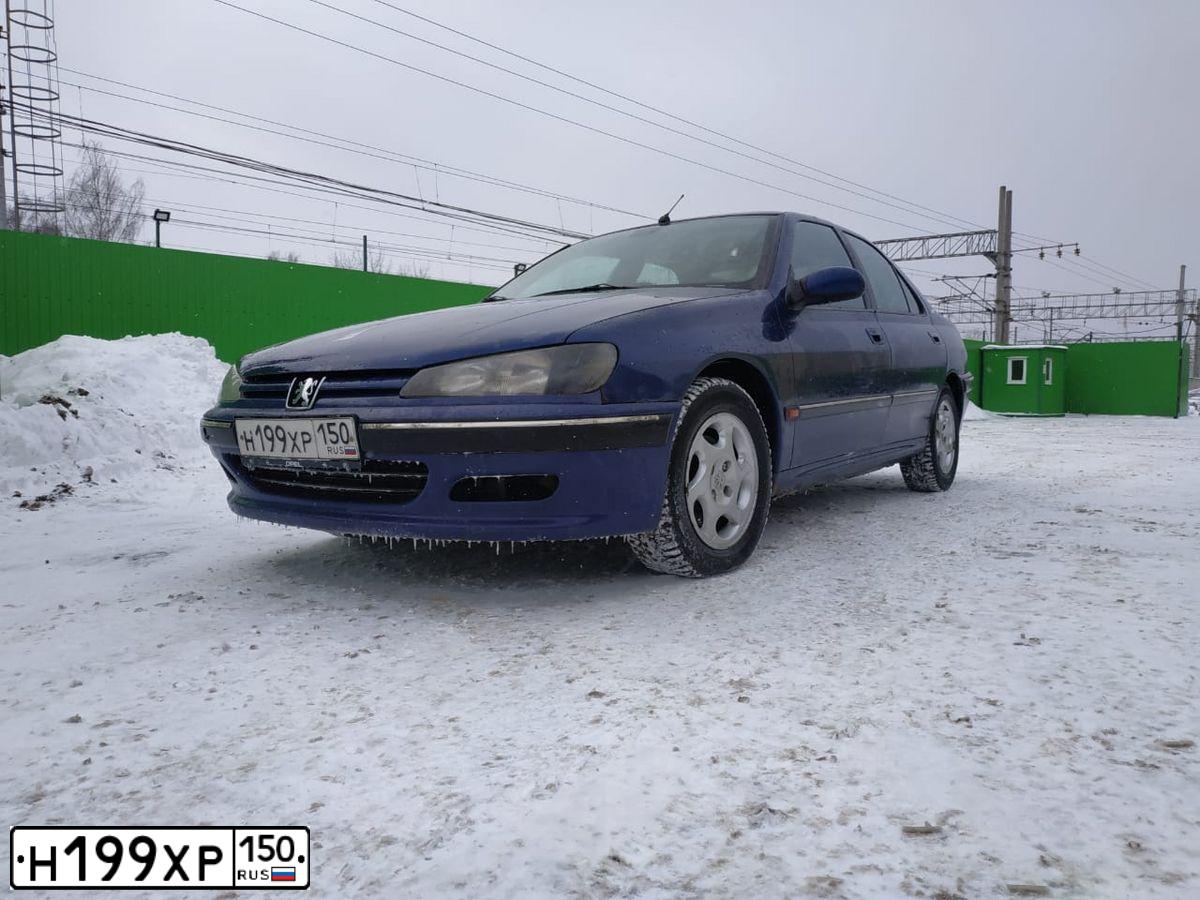 Фото автомобиля PEUGEOT 406, 1998 — госномер У861ТН797. Цвет: синий
