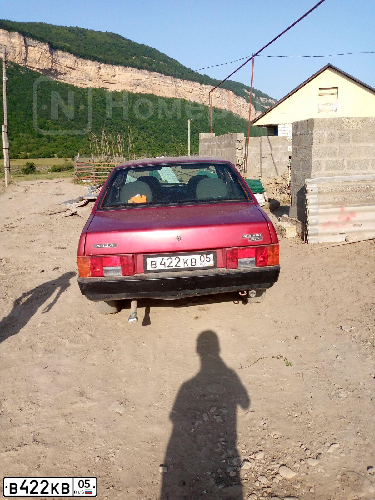 Фото автомобиля LADA 2109 SAMARA, 2002 — госномер В422КВ05