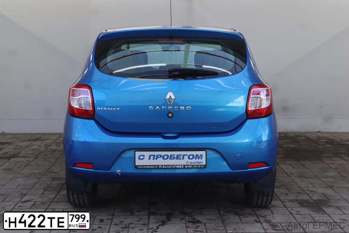 Фото автомобиля RENAULT SANDERO, 2014 — госномер С127ВН68. Цвет: СВЕТЛО-СИНИЙ