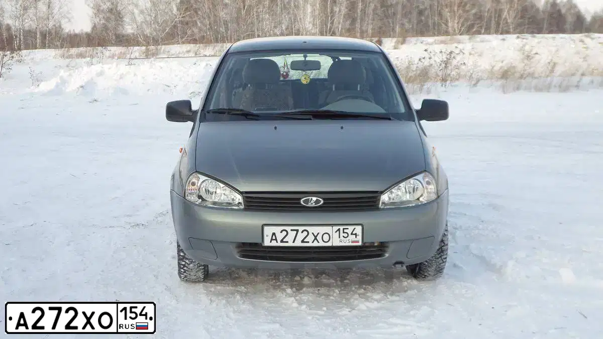 Фото автомобиля LADA KALINA, 2011 — госномер М400КМ193. Цвет: ТЕМНО СЕРЫЙ МЕТАЛЛИК