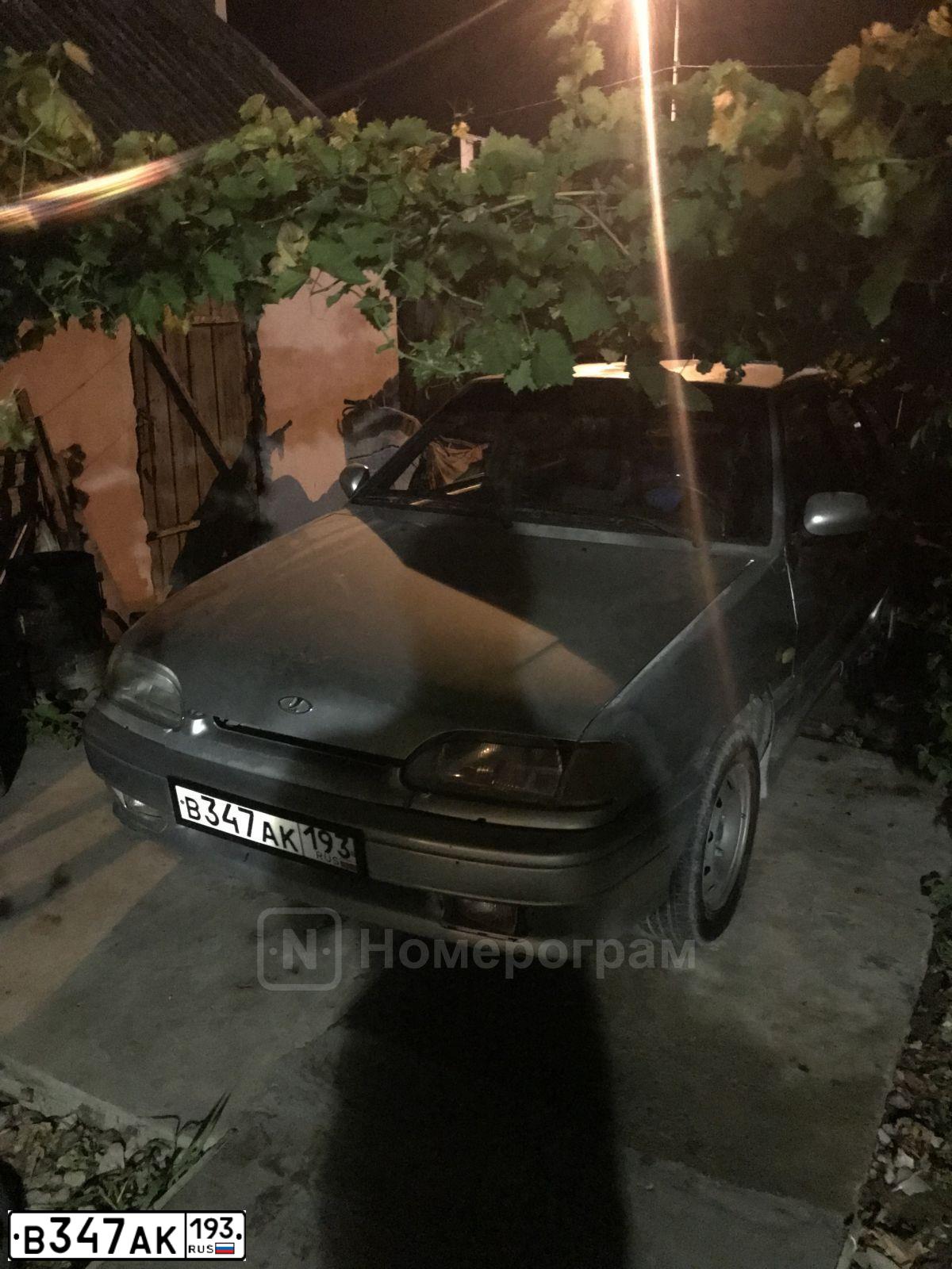 Фото автомобиля LADA 2114, 2003 — госномер М344УА193. Цвет: СЕРЕБРИСТЫЙ