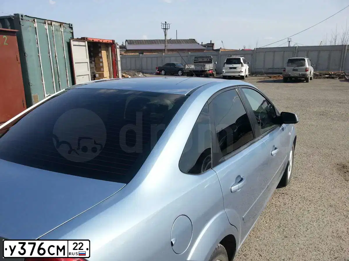 Фото автомобиля FORD FOCUS, 2005 — госномер У376СМ22. Цвет: СВЕТЛО-СЕРО-ГОЛУБОЙ