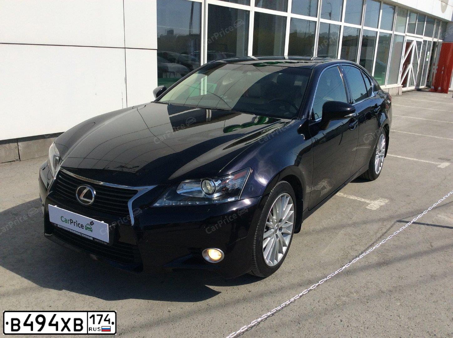 Фото автомобиля LEXUS S GS, 2012 — госномер В434МТ155. Цвет: ЧЕРНЫЙ