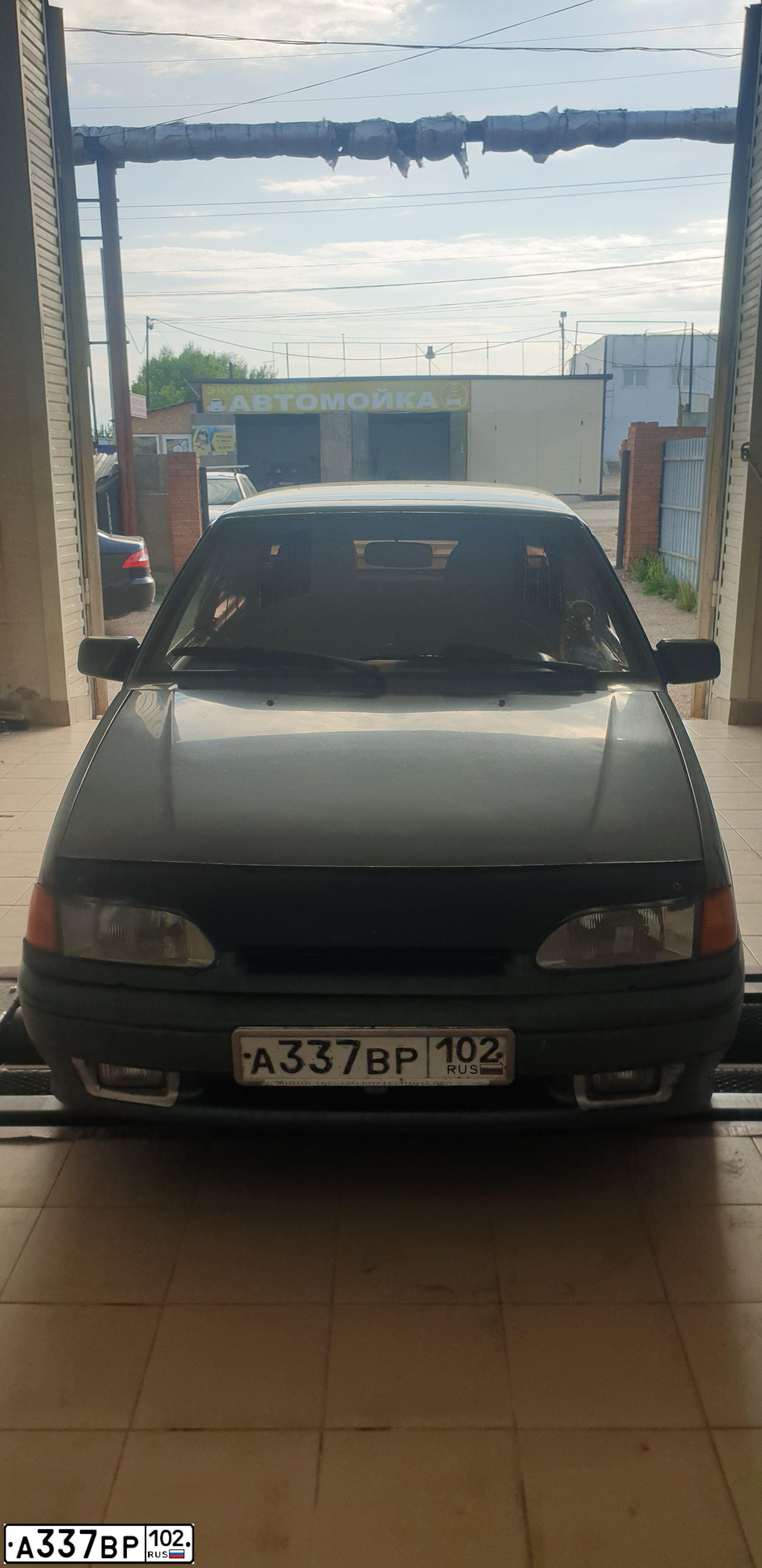 Фото автомобиля LADA 2115 SAMARA, 2007 — госномер А337ВР102. Цвет: СЕРО-СИНЕ-ЗЕЛЕНЫЙ