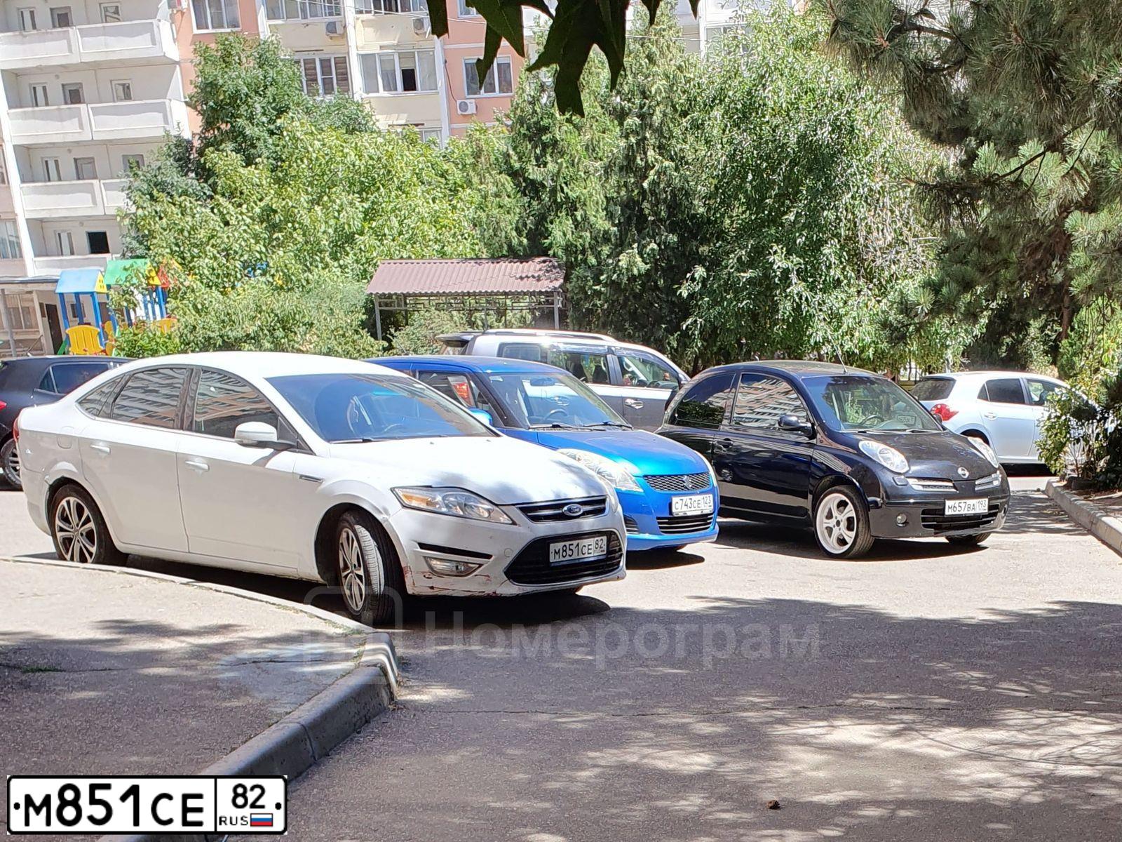 Фото автомобиля FORD MONDEO, 2014 — госномер М851СЕ82. Цвет: Белый