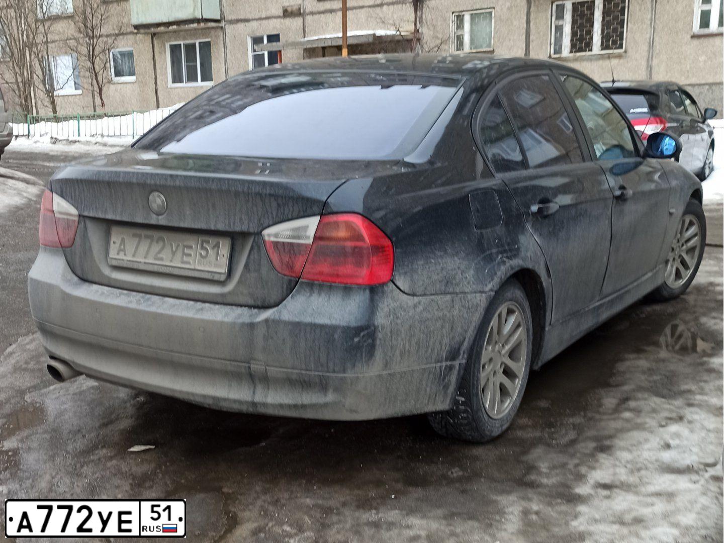 Фото автомобиля BMW 320, 2008 — госномер М920ВТ763. Цвет: ЧЕРНЫЙ