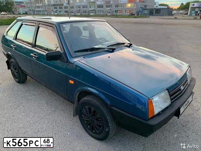 Фото автомобиля LADA 2109, 2004 — госномер А188МТ136. Цвет: сине-зеленый
