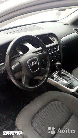 Фото автомобиля AUDI A4, 2009 — госномер О731ХС40. Цвет: Белый