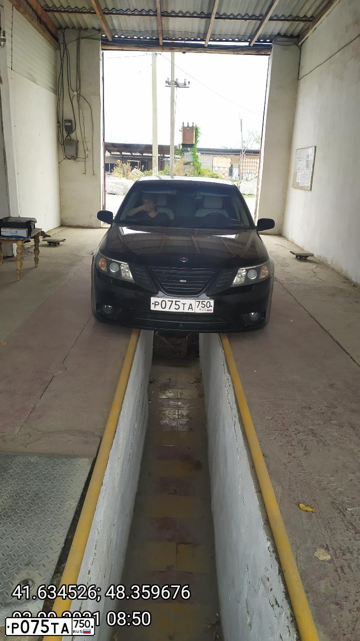 Фото автомобиля SAAB 9-3, 2008 — госномер С154КУ05