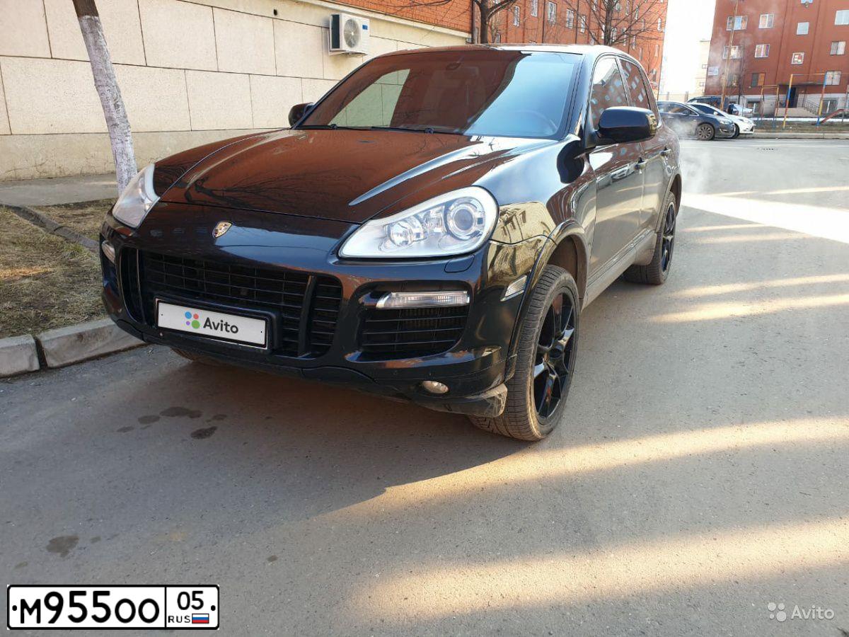 Фото автомобиля PORSCHE CAYENNE, 2007 — госномер О436ОО05. Цвет: ЧЕРНЫЙ