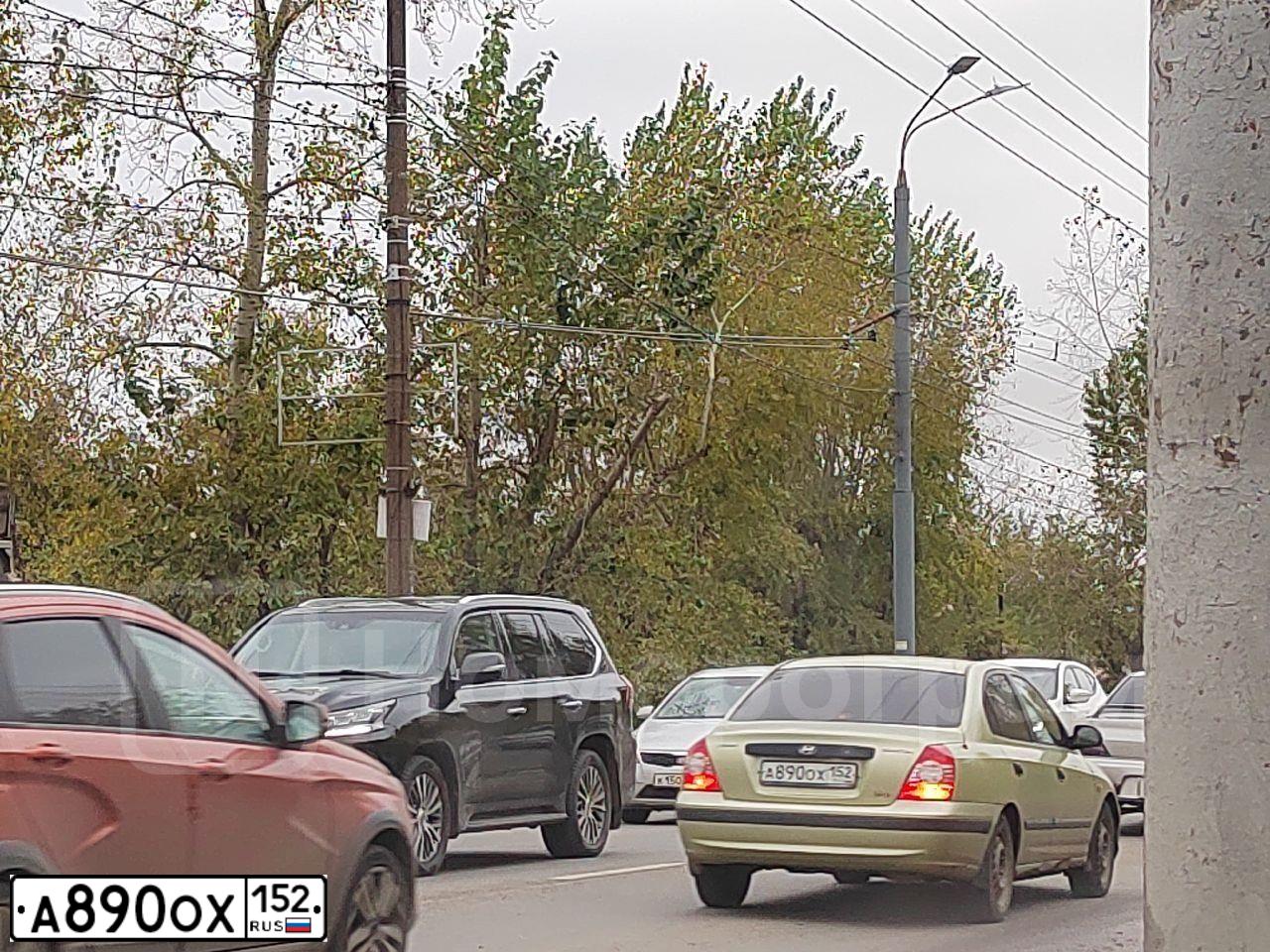 Фото автомобиля HYUNDAI ELANTRA, 2004 — госномер А890ОХ152. Цвет: ЖЕЛТО-ЗЕЛЕНЫЙ
