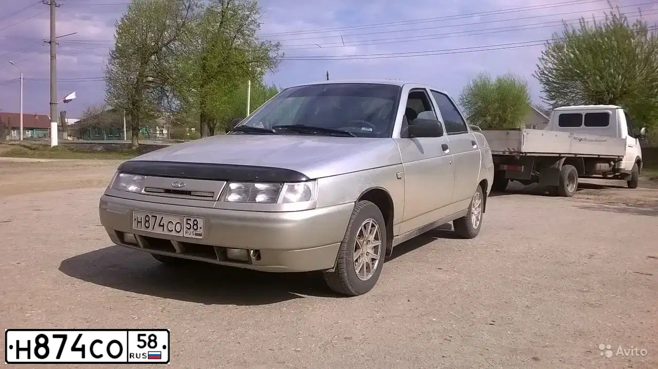 Фото автомобиля LADA 2110, 2006 — госномер К836АК156. Цвет: СЕРЕБРИСТО-БЕЖЕВЫЙ