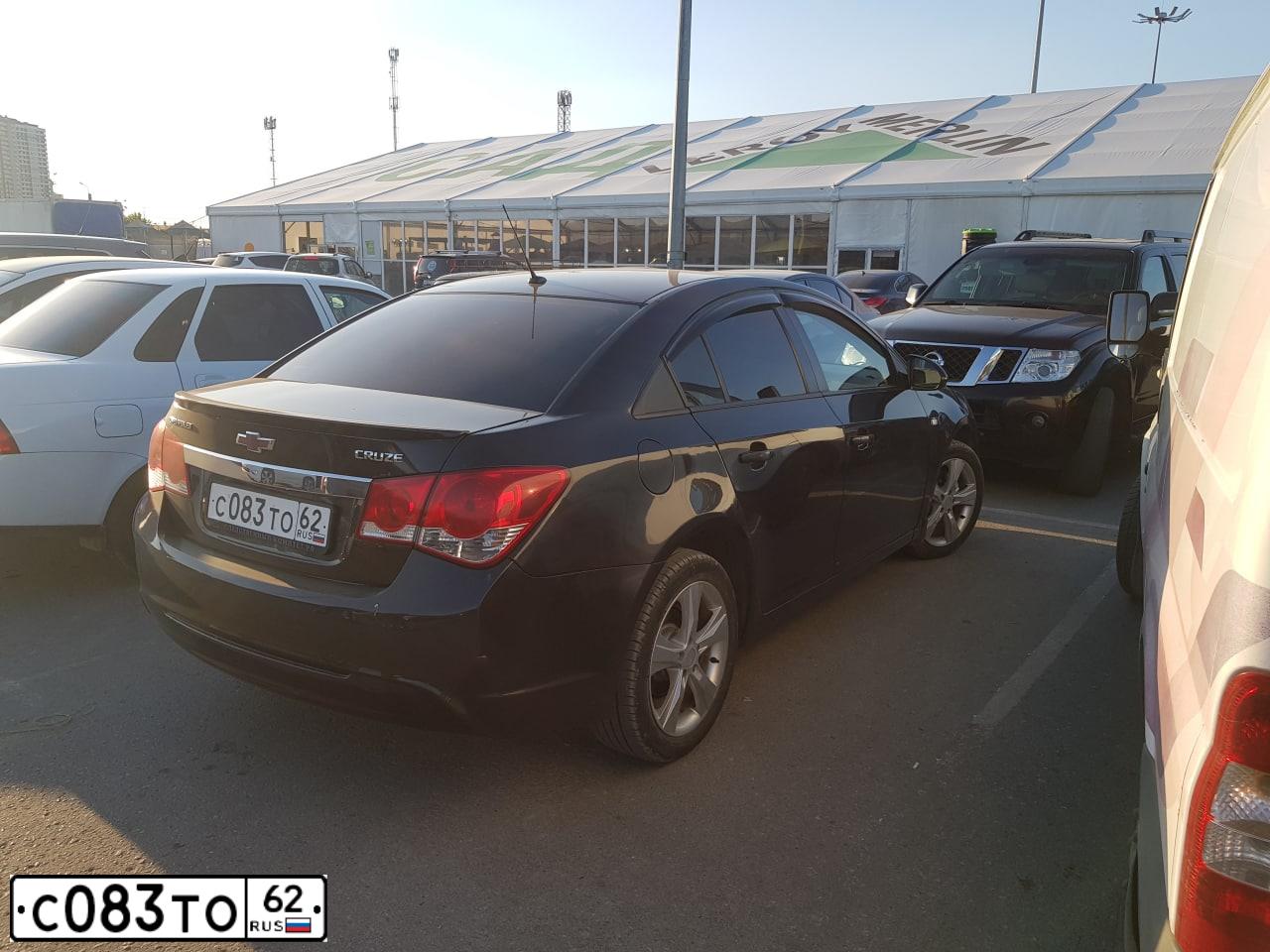 Фото автомобиля CHEVROLET CRUZE, 2012 — госномер Х866ЕВ163. Цвет: ЧЕРНЫЙ МЕТАЛЛИК