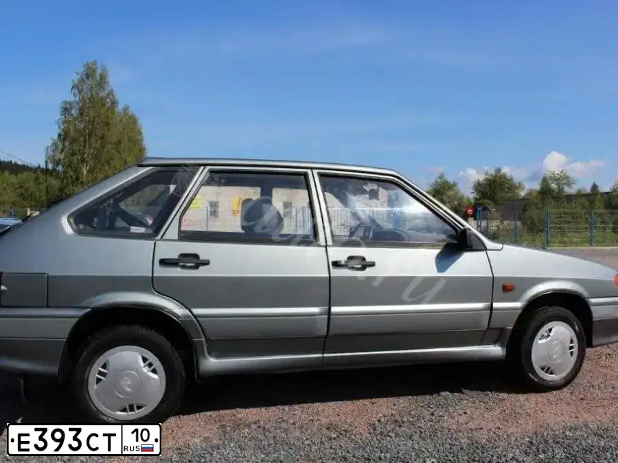 Фото автомобиля LADA 2114, 2007 — госномер Н802НУ10. Цвет: СРЕДНИЙ СЕРО-ЗЕЛЕНЫЙ МЕТ