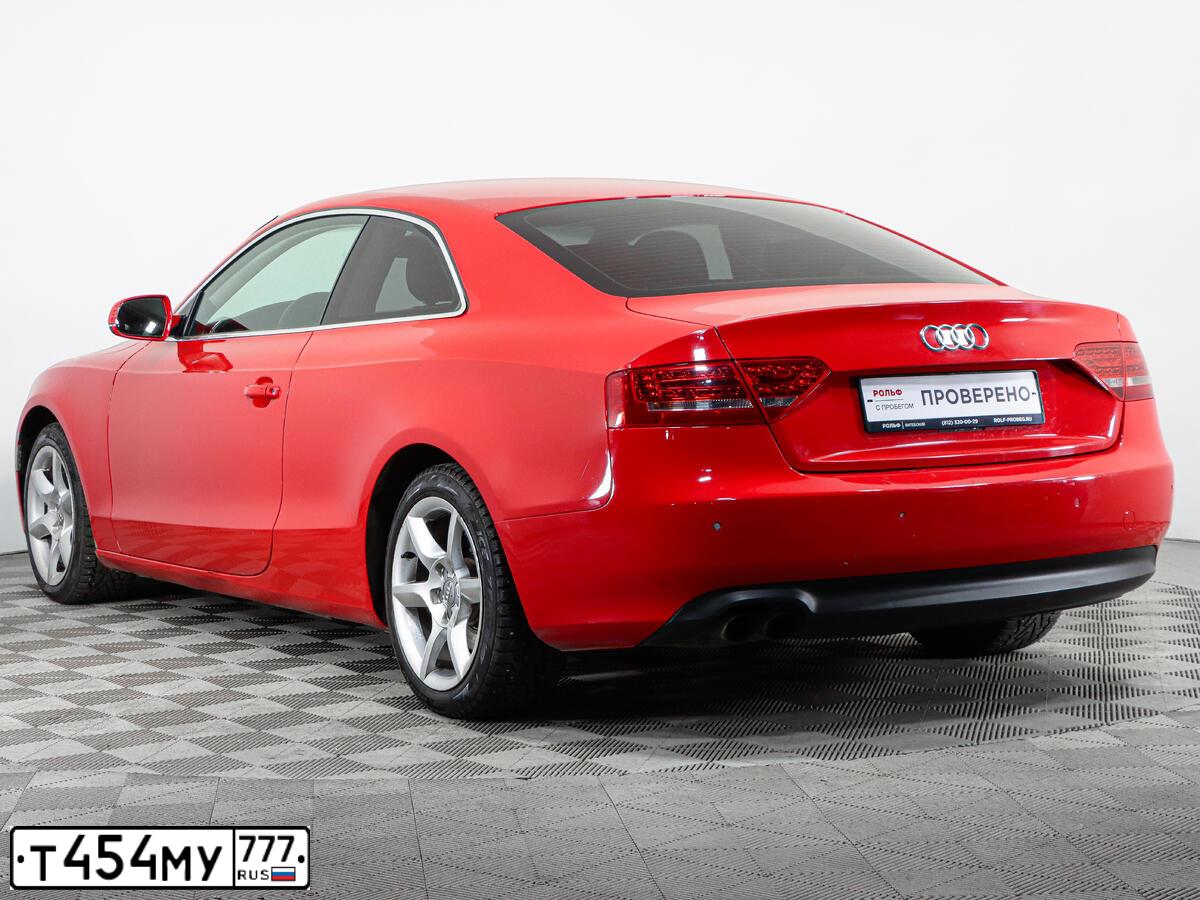 Фото автомобиля AUDI A5, 2010 — госномер Т376ВЕ198. Цвет: КРАСНЫЙ