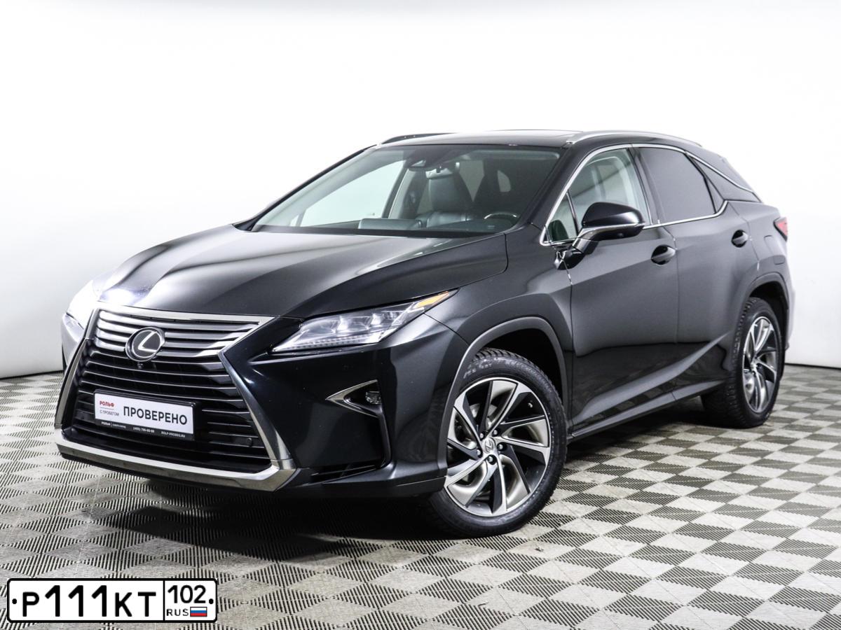 Фото автомобиля LEXUS RX, 2016 — госномер Р111КТ102. Цвет: ЧЕРНЫЙ