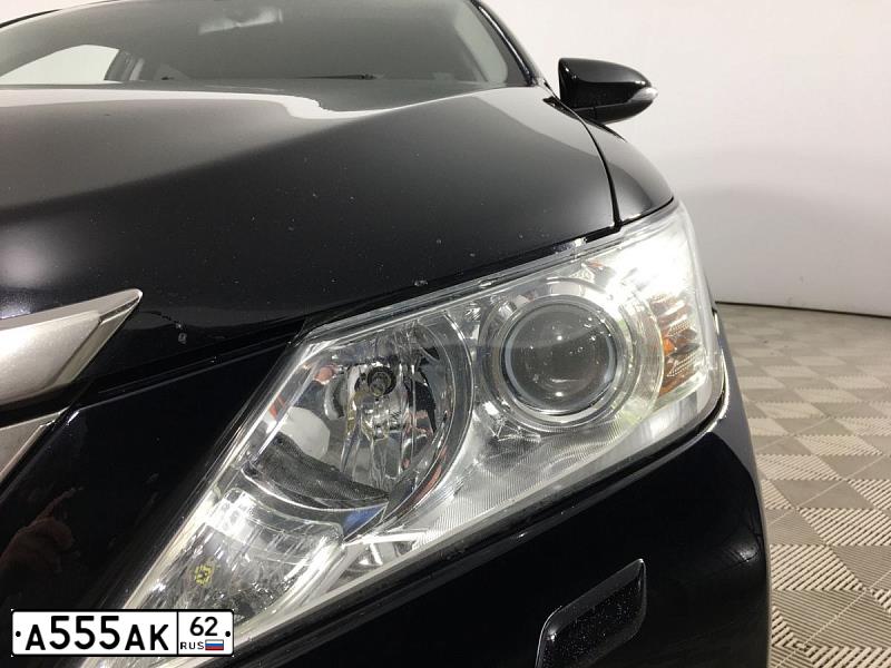 Фото автомобиля TOYOTA CAMRY, 2013 — госномер А555АК62. Цвет: ЧЕРНЫЙ МЕТАЛЛИК