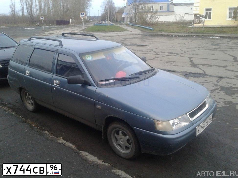 Фото автомобиля LADA 2111, 2001 — госномер Е816НР86. Цвет: СЕРО-СИНИЙ