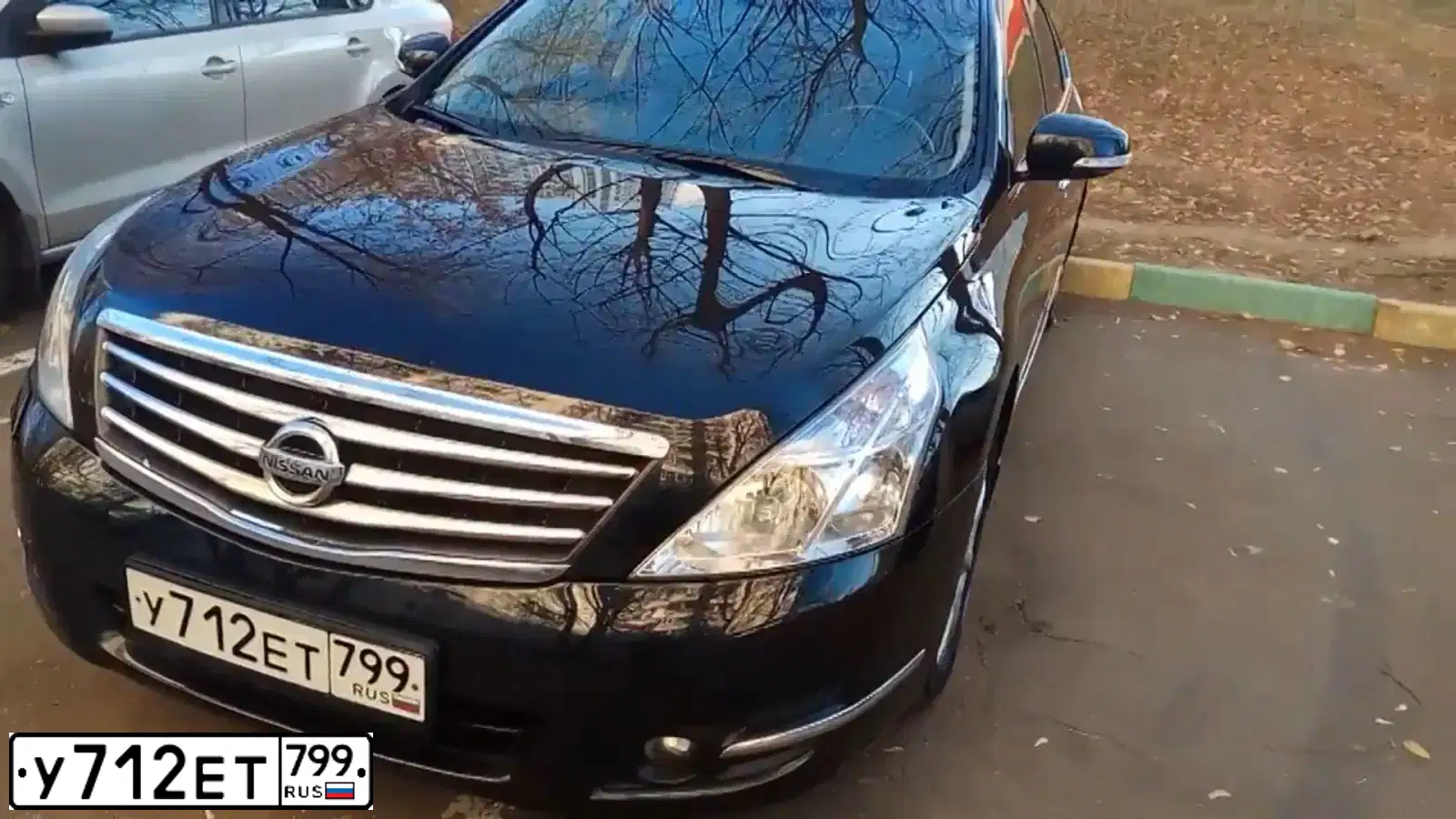 Фото автомобиля NISSAN TEANA, 2008 — госномер У712ЕТ799. Цвет: ЧЕРНЫЙ