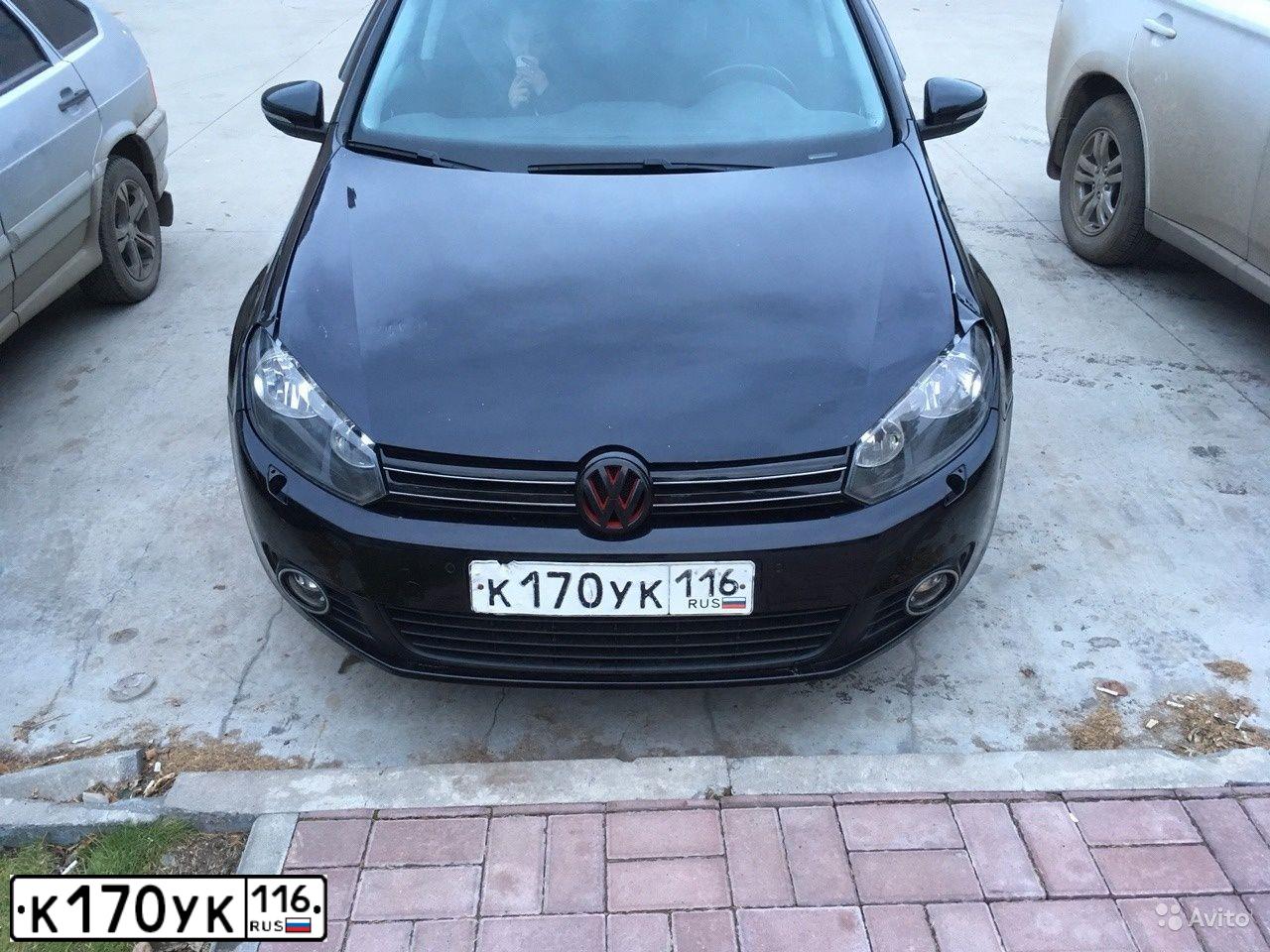 Фото автомобиля VOLKSWAGEN GOLF, 2008 — госномер А750ЕА702. Цвет: ЧЕРНЫЙ