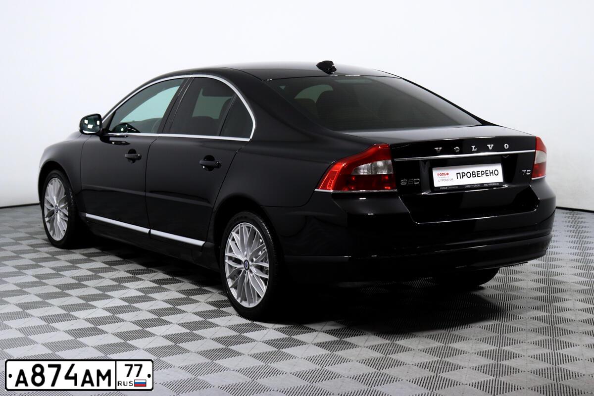Фото автомобиля VOLVO S80, 2012 — госномер Е061ММ136. Цвет: ЧЕРНЫЙ