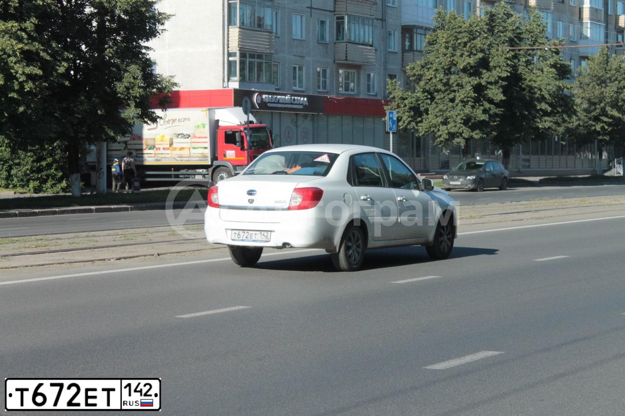 Фото автомобиля DATSUN ON-DO, 2017 — госномер Т672ЕТ142. Цвет: Белый