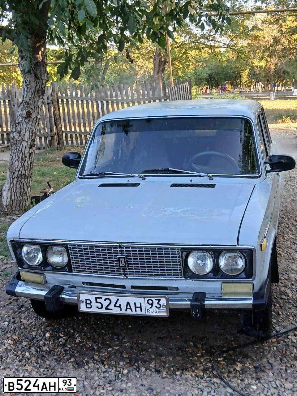 Фото автомобиля LADA 2106, 1987 — госномер В524АН93. Цвет: СВЕТЛО-СЕРЫЙ