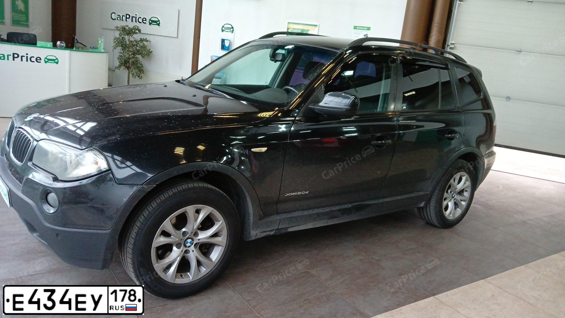 Фото автомобиля BMW X3, 2010 — госномер Н086АС198. Цвет: ЧЕРНЫЙ