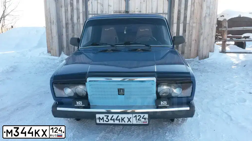 Фото автомобиля LADA 2107, 2006 — госномер Н202ЕР138. Цвет: синий