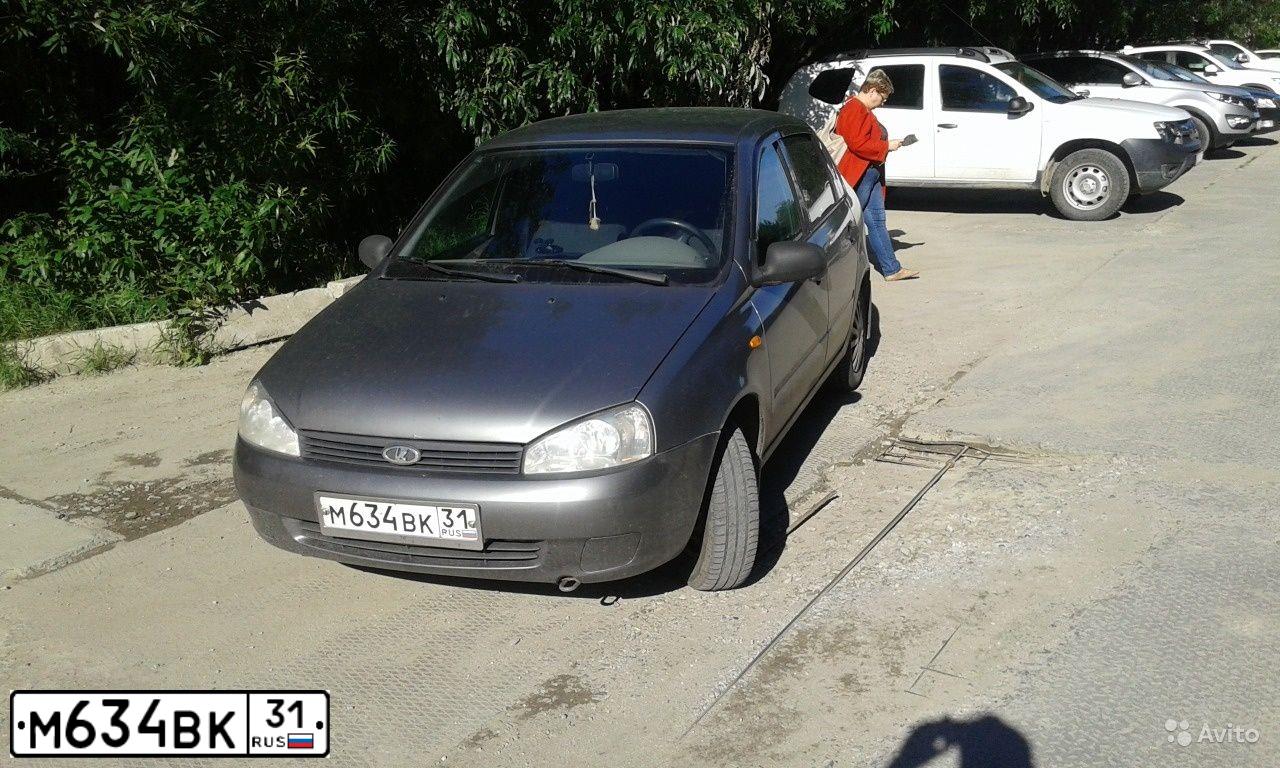 Фото автомобиля LADA 1118 KALINA, 2008 — госномер Р378РТ11. Цвет: Темно-серый металлик
