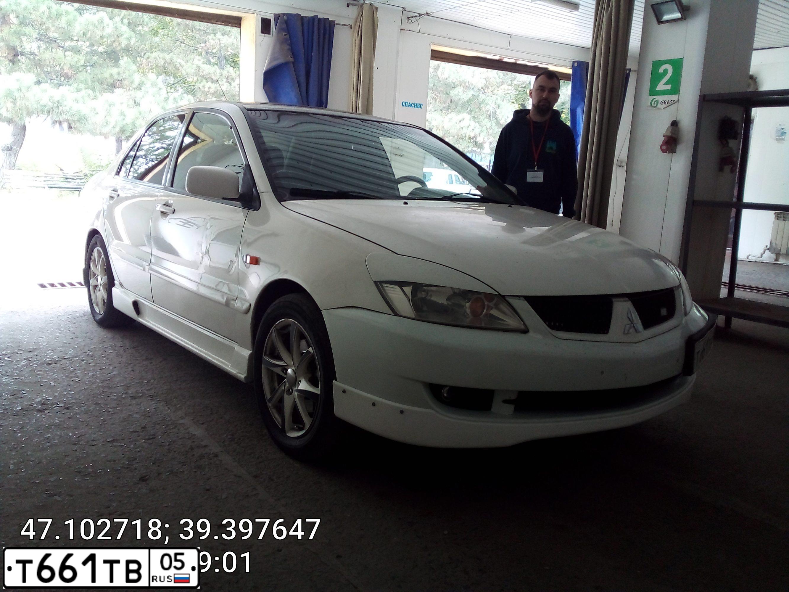 Фото автомобиля MITSUBISHI LANCER, 2007 — госномер А516ВВ180