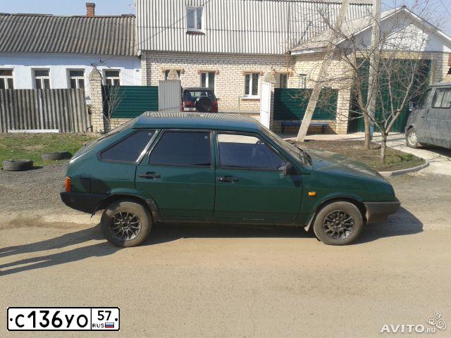 Фото автомобиля LADA 2109 SAMARA, 1999 — госномер С139УО57. Цвет: ЗЕЛЕНЫЙ