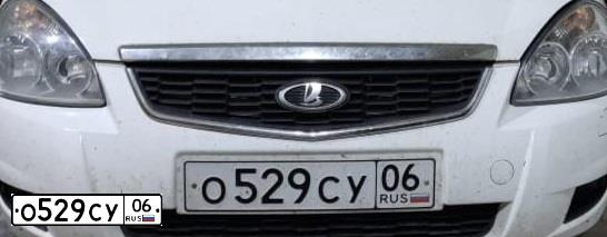 Фото автомобиля LADA 2170 PRIORA, 2010 — госномер В213НХ06. Цвет: Белый