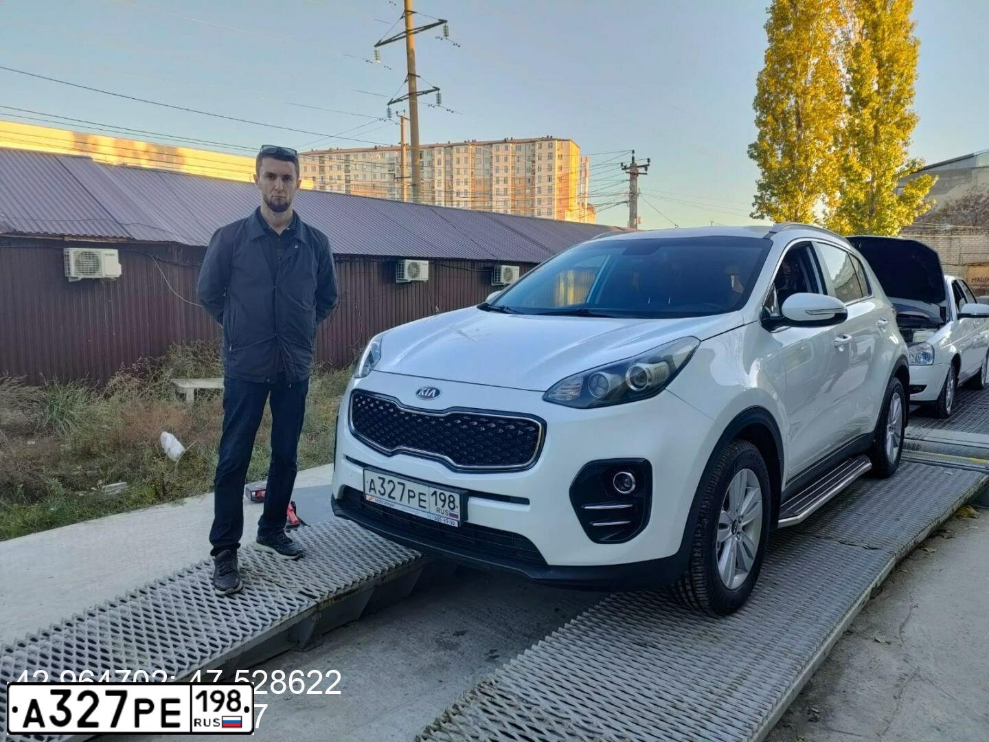 Фото автомобиля KIA SPORTAGE QLE, 2018 — госномер У653АВ05