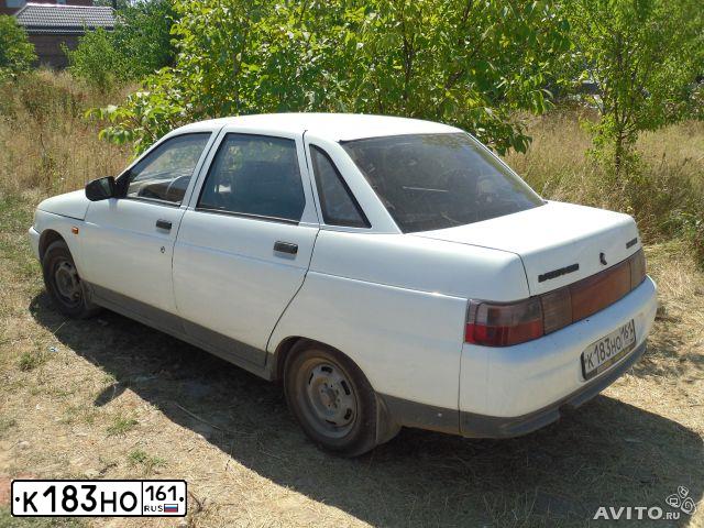 Фото автомобиля LADA 2110, 1998 — госномер К183НО161. Цвет: БЕЛЫЙ ЯРКИЙ