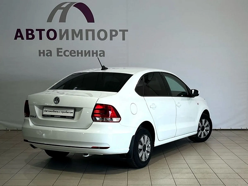 Фото автомобиля VOLKSWAGEN POLO, 2017 — госномер С511УМ62. Цвет: Белый