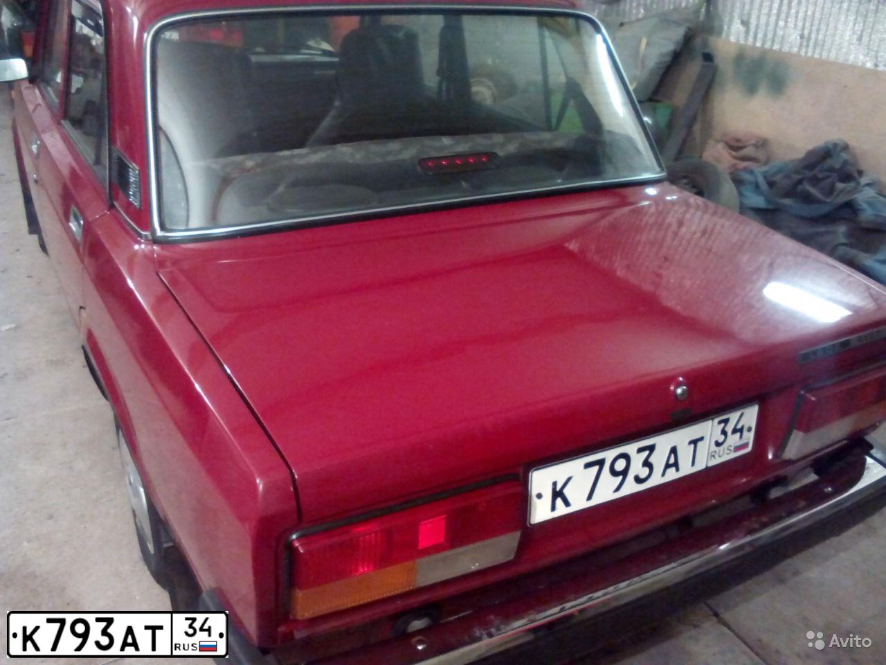 Фото автомобиля LADA 2107, 2007 — госномер К793АТ34. Цвет: Красный