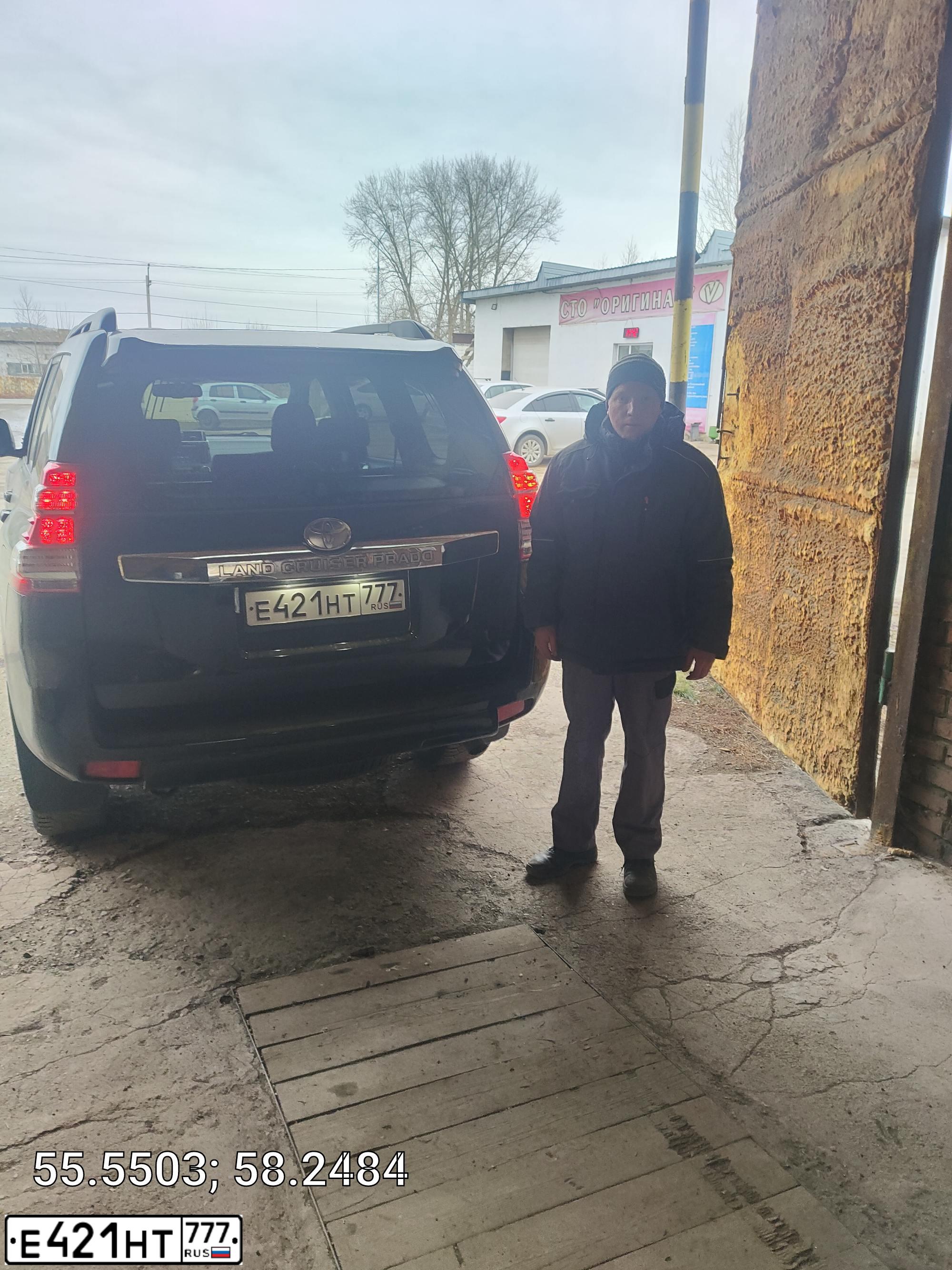 Фото автомобиля TOYOTA LAND CRUISER PRADO, 2015 — госномер М297ТМ702