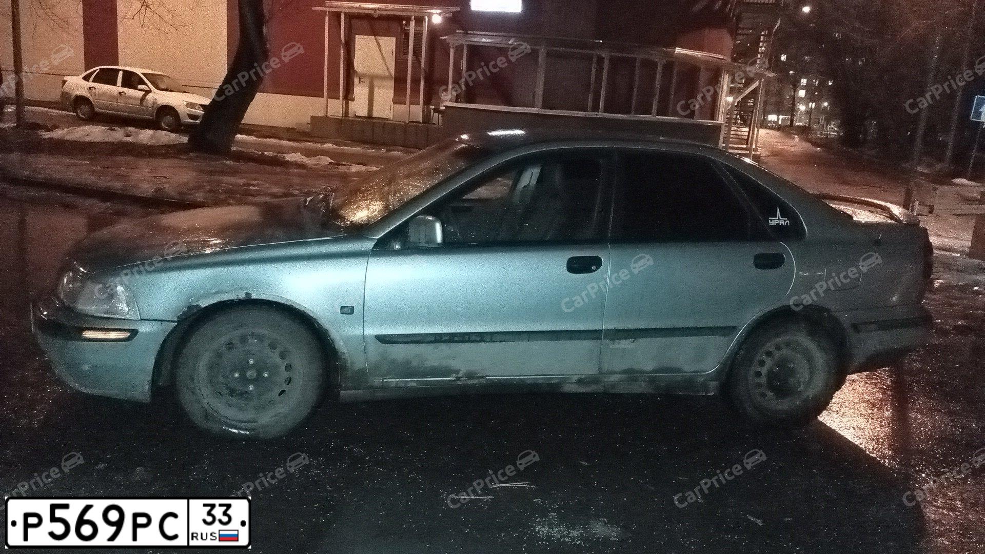Фото автомобиля VOLVO S40, 2003 — госномер Р569РС33. Цвет: СЕРО-ГОЛУБОЙ