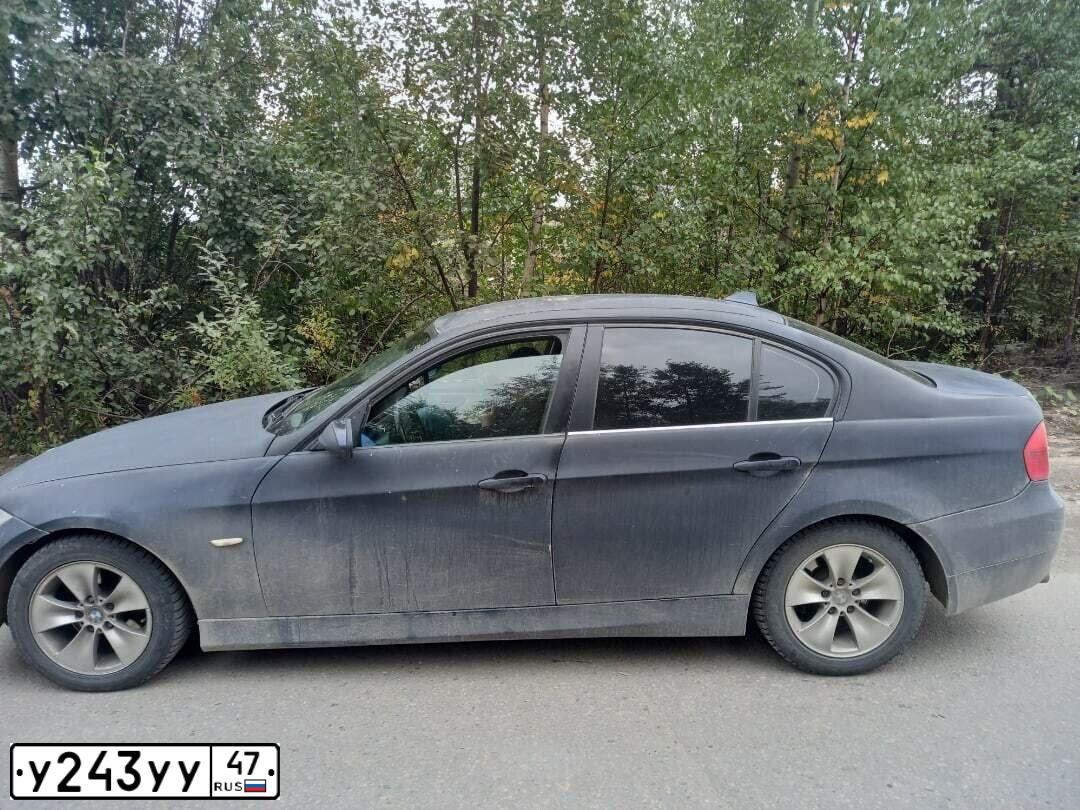 Фото автомобиля BMW SERIE 3, 2008 — госномер Х417МТ790. Цвет: синий