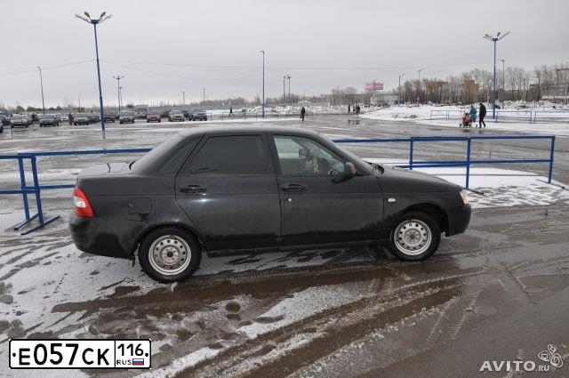Фото автомобиля LADA 2170 PRIORA, 2008 — госномер Р504МВ716. Цвет: Сине-Черный