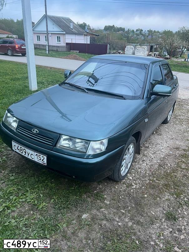Фото автомобиля BOGDAN 2110/2111, 2010 — госномер С489УС152. Цвет: сине-зеленый