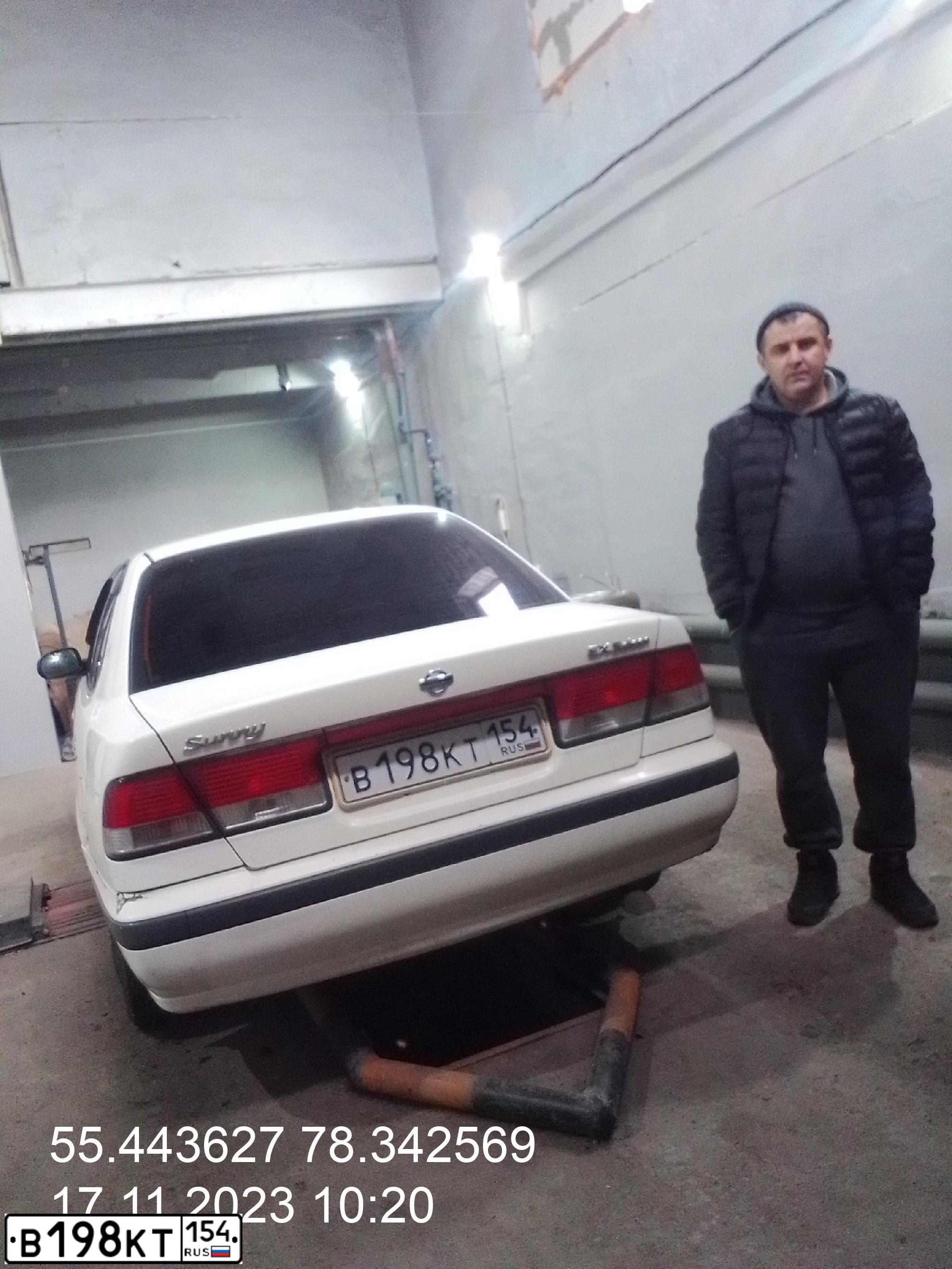 Фото автомобиля NISSAN SUNNY, 2000 — госномер В198КТ154