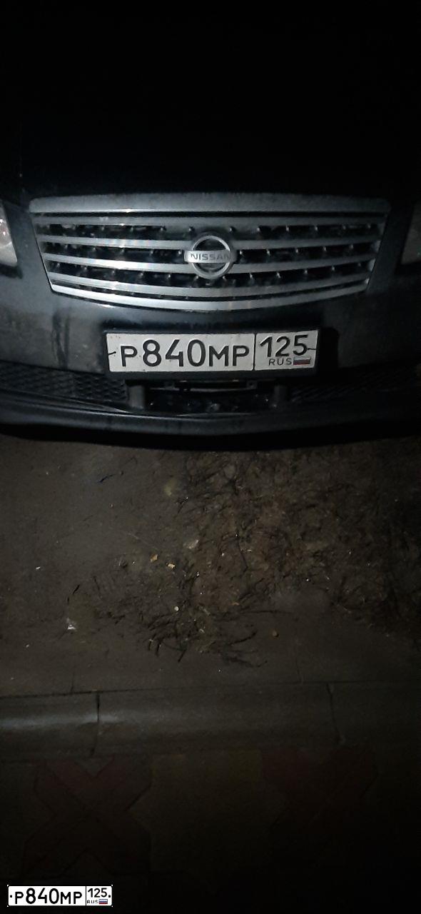 Фото автомобиля NISSAN FUGA, 2008 — госномер Р840МР125