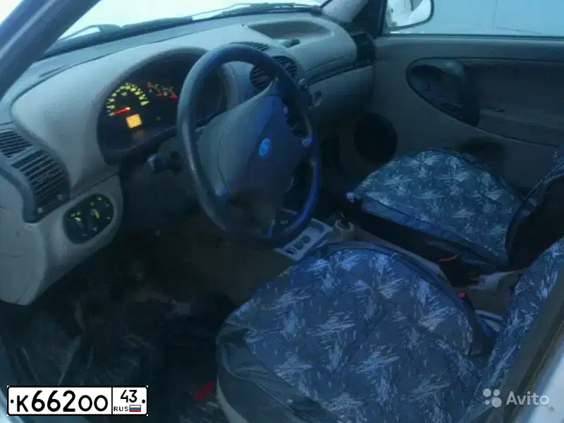 Фото автомобиля LADA 1119 KALINA, 2008 — госномер К662ОО43. Цвет: серебристый